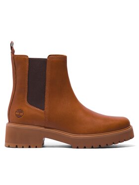 Timberland Kotníková obuv s elastickým prvkem Timberland Carnaby Cool Basic Chlsea TB0A41E6F131 Hnědá