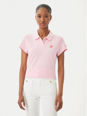 Tommy Hilfiger Tommy Hilfiger Polo 1985 Logo WW0WW49259 Rosa claro Slim Fit