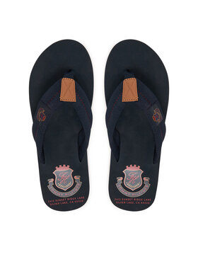 Tommy Hilfiger Flip-flops Tommy Hilfiger Patch Hilfiger Beach Sandal FM0FM05804 Sötétkék
