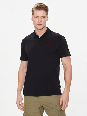Napapijri Napapijri Поло Ealis NP0A4H8B Чорний Regular Fit