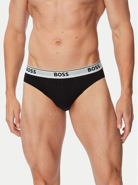 BOSS BOSS Conjunto de slips Brief 3P Power 50554683 Negro