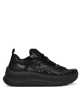 Calvin Klein Sneakersy Calvin Klein Chunky Run Ckstripe Lup Tran Rip HW0HW03005 Čierna