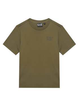 EA7 Emporio Armani EA7 Emporio Armani Camiseta 7B000020 AF10378 U7014 Verde oscuro Regular Fit