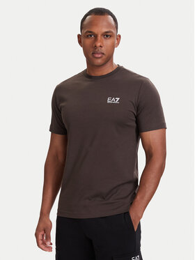 EA7 Emporio Armani EA7 Emporio Armani Camiseta 8NPT25 PJVPZ U6027 Marrón Regular Fit