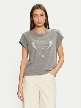 Guess Guess Футболка W5RI06 I3Z14 Сірий Regular Fit