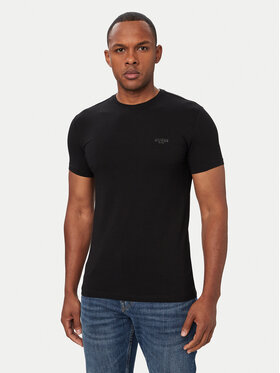 Guess Guess Футболка M6YI24 K3728 Чорний Extra Slim Fit