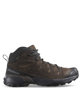 Salomon Trekingová obuv Salomon X Ultra 360 Leather Mid Gore-Tex L47570900 Hnedá