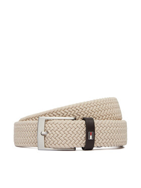 Tommy Hilfiger Мъжки колан Tommy Hilfiger Adan 3.5 Elastic AM0AM13824 Бежов