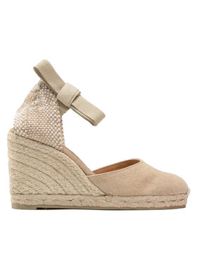 Castañer Espadrilky Castañer Carina/8/002 021642-2017 Béžová