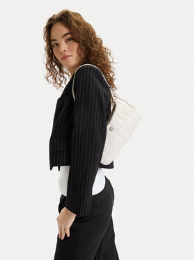Calvin Klein Handtasche Calvin Klein Quilted Sm Shoulder Bag LV04F3327G Weiß