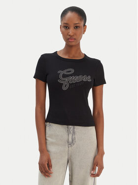 Guess Guess Camiseta W6RI22 KA0H1 Negro Slim Fit