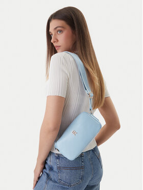 Tommy Hilfiger Torebka Tommy Hilfiger Th Essential Camera Bag AW0AW18370 Błękitny