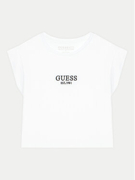 Guess Guess Футболка J4BI34 J1314 Білий Boxy Fit