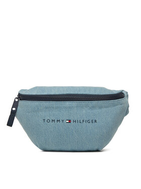 Tommy Hilfiger Ľadvinka Tommy Hilfiger Th Essential Denim Bumbag AU0AU01976 Modrá