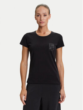 Liu Jo Sport Liu Jo Sport Camiseta TF5287 JS923 Negro Regular Fit