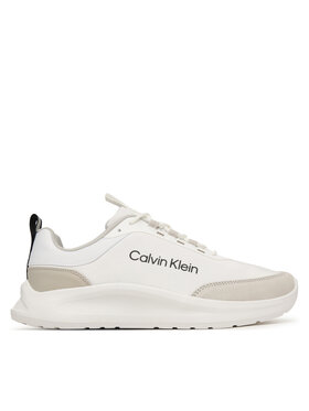 Calvin Klein Laisvalaikio batai Calvin Klein Light Eva Runn Ess Laceup Ny-Su HM0HM02342 Balta