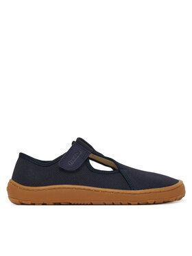 Froddo Тапочки Froddo Barefoot Canvas T-Bar G1700439 D Cиній