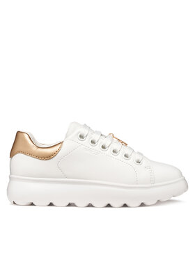 Geox Sneakers Geox J Puffypop Girl J65MRA 00085 C1Z8W S Weiß