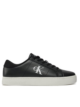 Calvin Klein Jeans Sportcipők Calvin Klein Jeans Classic Cupsole Low Laceup Lth YM0YM00864 Fekete