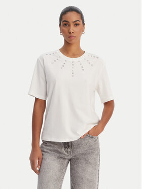 Morgan Morgan Camiseta 261-DOURRA Blanco Straight Fit
