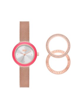 DKNY Hodinky DKNY Sasha NY6654SET Ružové zlatenie