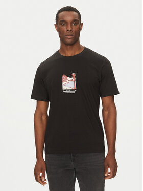 Jack & Jones Jack & Jones Футболка Split Graphic 12273000 Чорний Regular Fit