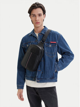 Tommy Hilfiger Τσαντάκι Tommy Hilfiger Th Central Slingpack AM0AM14170 Μαύρο