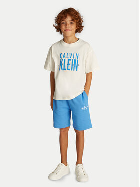 Calvin Klein Jeans Calvin Klein Jeans Camiseta Bold Graphic IB0IB02448 Écru Relaxed Fit