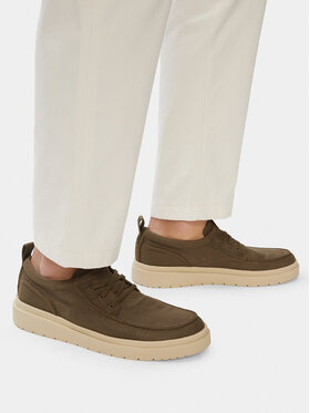 Clarks Туфлі Clarks Polden Moc 26186615 Хакі