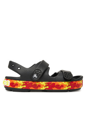 Crocs Босоніжки Crocs Crocband Cruiser Flames Sandal Kids 211268 Чорний