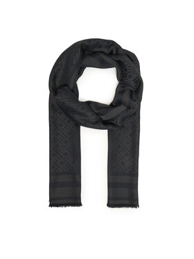 Tommy Hilfiger Šalis Tommy Hilfiger Th Monogram Scarf AW0AW18273 Juoda
