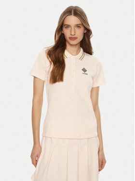 Guess Guess Polo marškinėliai V5RP02 KCOK1 Écru Regular Fit