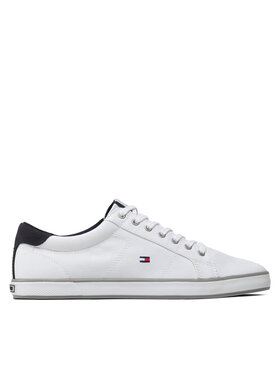 Tommy Hilfiger Sneakers aus Stoff Tommy Hilfiger Harlow 1D FM0FM00596 Weiß