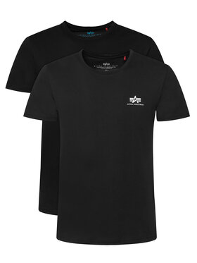 Alpha Industries Alpha Industries Conjunto de camisetas 258500 Negro Regular Fit