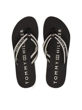 Tommy Hilfiger Žabky Tommy Hilfiger Th Webbing Summer Sandal FW0FW09193 Černá
