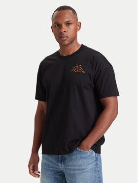 Kappa Kappa Camiseta 322M1CW Negro Comfort Fit