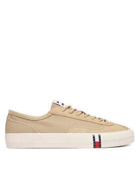 Tommy Jeans Tenisky Tommy Jeans Archive Vulc Y2K EM0EM01760 Tmavo béžová