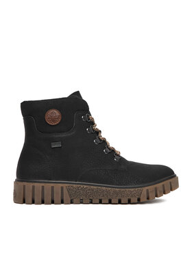 Rieker Šnurovacia obuv Rieker CEO-Y3433-00 Čierna