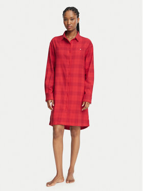 HUGO HUGO Camisón Flannel Nighty 50570219 Rojo Relaxed Fit