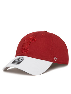 47 Brand Бейсболка 47 Brand NBA Miami Heat '47 x Tommy Hilfiger Courtside '47 Clean Up THCCU236GWL Червоний
