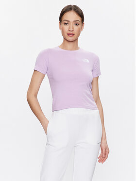 The North Face The North Face Marškinėliai Redbox NF0A82EB Violetinė Relaxed Fit