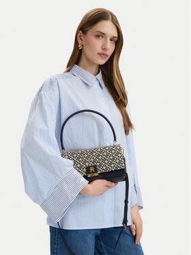 Tommy Hilfiger Ročna torba Tommy Hilfiger Th Her Med Crossover Jacqu AW0AW18638 Mornarsko modra
