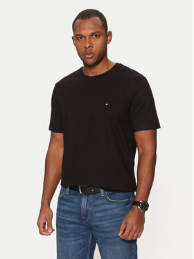 Tommy Hilfiger Tommy Hilfiger Póló Essential MW0MW37267 Fekete Regular Fit