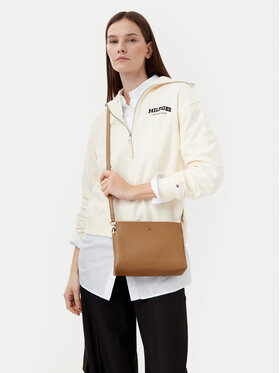 Tommy Hilfiger Τσάντα Tommy Hilfiger Th Legacy Mini Crossover AW0AW17225 Καφέ