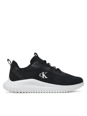 Calvin Klein Jeans Sneakersy Calvin Klein Jeans Eva Runner Drawstring Mix Mg YW0YW01992 Černá