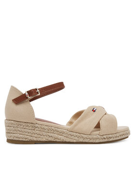 Tommy Hilfiger Espadrilky Tommy Hilfiger T3A7-33801-0048 M Béžová