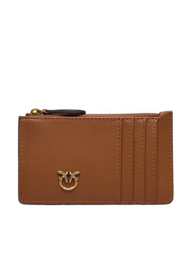 PINKO Pouzdro na kreditní karty PINKO Airone Cardholder. AI 23-24 PCPL 100251 A0GK Hnědá