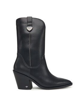Pepe Jeans Kovbojské topánky Pepe Jeans Gina Western W PLS500017 Čierna