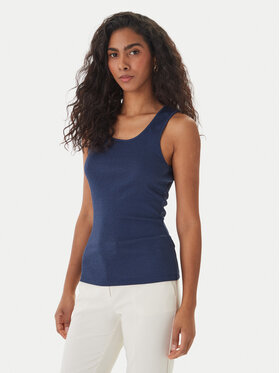 Fracomina Fracomina Top FS26ST4011K420Q7 Azul marino Slim Fit