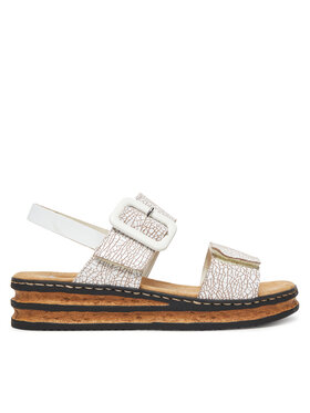 Rieker Sandály Rieker 62950-80 Bílá